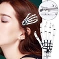 thumbnail image 1 of Accesorios para el cabello Garra Horquilla Mano Fantasma Esqueleto Halloween Pinzas para el cabello Wmkox8yii fajkfhkj4248, 1 of 3