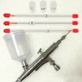 thumbnail image 5 of YOSADIER 6Pcs Airbrush Needles Nozzles Assorted Color 0.1x0.1x5in Repair Painting Supplies for Hobbyists Artwork, 5 of 8