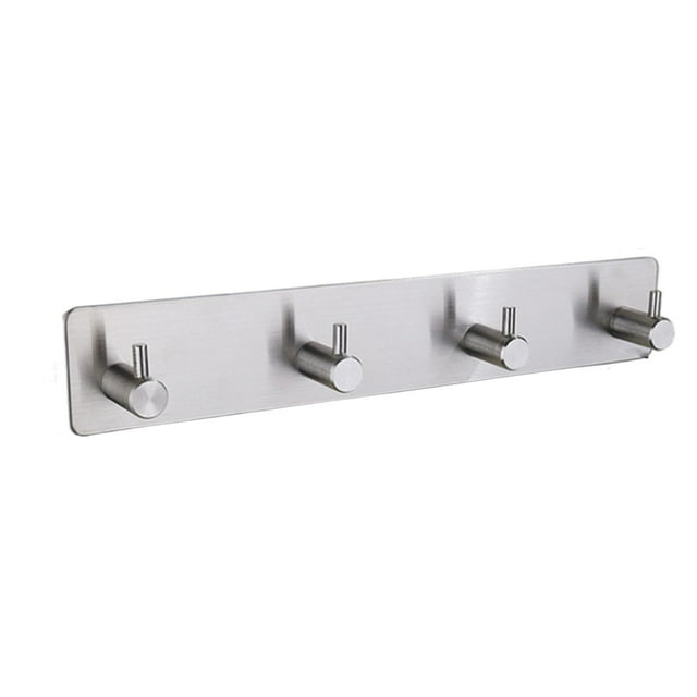 Baño Toal Cocina colgar en pared Montaje en pared Acero inoxidable 304 Pulido Sin tadrar instación Acero - 14-4-S Sliver de 14-4 Baoblaze Ganchos colgantes