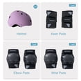 thumbnail image 4 of Lilypelle 6 Pack Knee Elbow Pads & Multi-Sport Helmet for Kids ，Youth Children Guards Protective Gear Pad Set for Roller Skates Cycling Skateboard Inline Skating's Scooter Riding Sports, 4 of 5