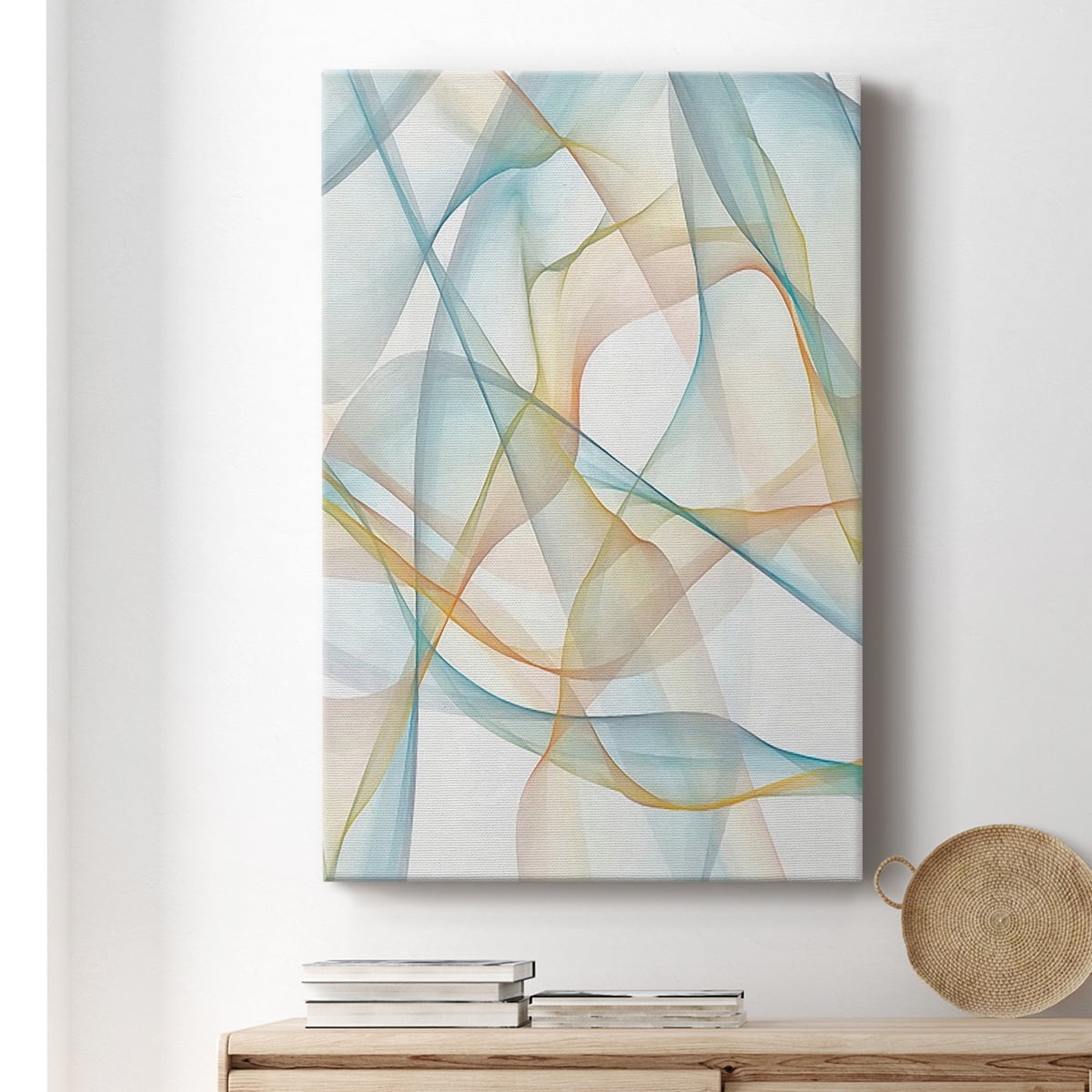 Curves and Waves III Premium Gallery Wrapped Canvas - Ready to Hang