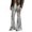 Silver@GC@, variant on CONZONE Mens 70S Disco Flared Pants Metallic Glitter Pants for Men Trendy Sparkly Sequins Stage Performance Bell Bottoms