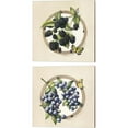 thumbnail image 1 of Great Art Now Blackberries & Blueberries by Brenda Tustian 2 Piece Canvas Art Set Each 14W x 14H, 1 of 3