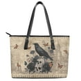 thumbnail image 2 of ZUXONGSY Retro Raven Skull Rose Butterfly Print Tote Bag for Women Casual Satchel Handbags Practicality Shoulder Bag with Handle for Work Dating, 2 of 6