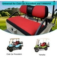 thumbnail image 2 of 10L0L Golf Cart Seat Cover for Yamaha Club Car Precedent Golf Cart Accessories-Red Black (L Size), 2 of 8