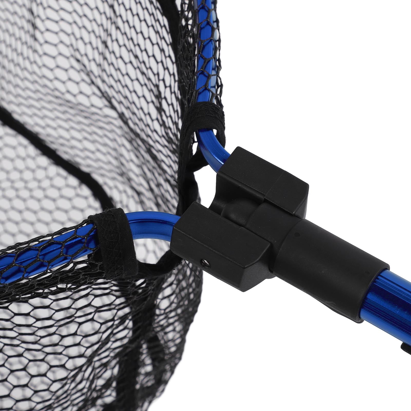 Nieyigj Floating Fishing Net Aluminum Alloy Rubber Foldable Extendable Portable Fish Landing Net for Easy Transportation and Storage Blue 17.7 inches / 45 cm for Professional Anglers