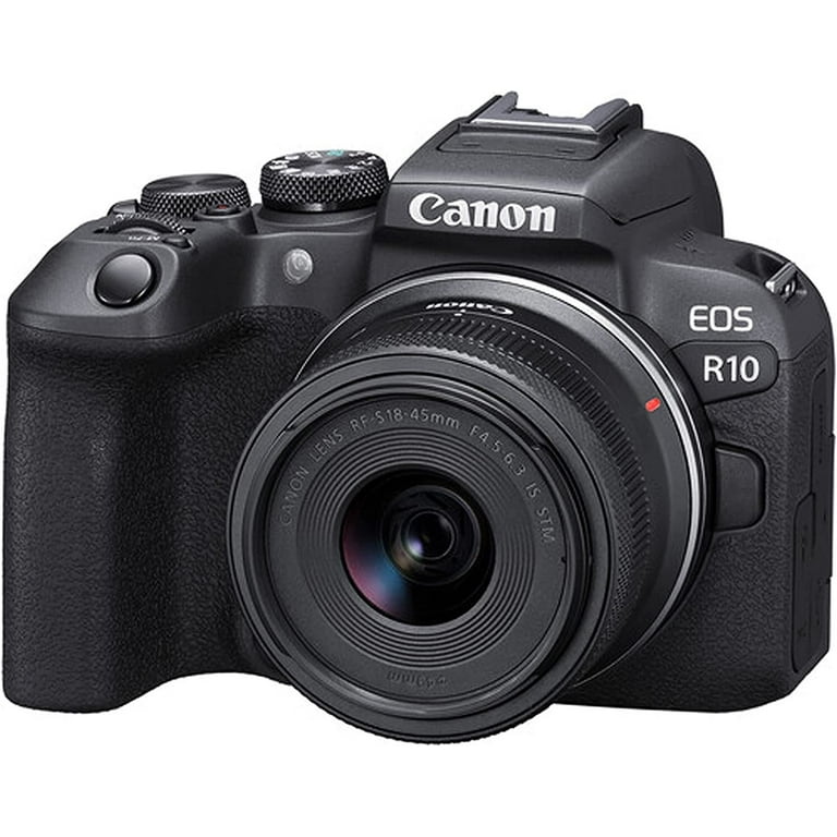 Canon EOS R10 ブラック Canon EOS R10 Mirrorless Camera with RF-S 18-45mm F/4.5-6.3 IS STM