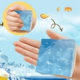 thumbnail image 3 of Kyusrd Toys Savings Items for Kids!Summer Refreshing Ice Block Squeezing and Decompression Soft Rubber Toy Elastic Stretching Squeezing Ice Block Toy Cool Dispelling Summer Heat, 3 of 6