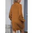 thumbnail image 3 of LAICAIW Robe Chandail Longue Ample à Col Roulé Oversize pour Femmes, 3 of 6