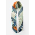 thumbnail image 2 of Bimba Womens Rectangular Printed Cotton Voile Scarf Neck Head Wrap-40 x 40 Inches, 2 of 7