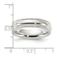 thumbnail image 2 of 925 Sterling Silver Solid Polished Milgrain Half Round 5mm Millgrain Comfort-Fit Band Ring Size 9.5 Ring for Women and M, 2 of 2