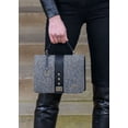 thumbnail image 4 of Mucros Weavers Irish Wool Tweed & Leather Women's Fiona Bag Shoulder Handbag Made in Ireland, 4 of 5
