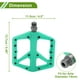 thumbnail image 4 of Pedal de bicicleta de nylon universal sin tiras reflectantes cian para ejes de 14 mm, pedal antideslizante para BMX MTB bicicletas de carretera 1 par, 4 of 7