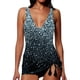 thumbnail image 1 of Gibobby Conjunto de bikini sexy Trajes de baño para mujer Trajes de baño para mujer Tops de dos piezas con parte inferior de bikini Twists Traje de baño(Azul,G), 1 of 5