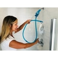 Rinseroo Slipon, Handheld Showerhead Attachment, 5ft Flex Hose for Cleaning, Bathing. (Not for