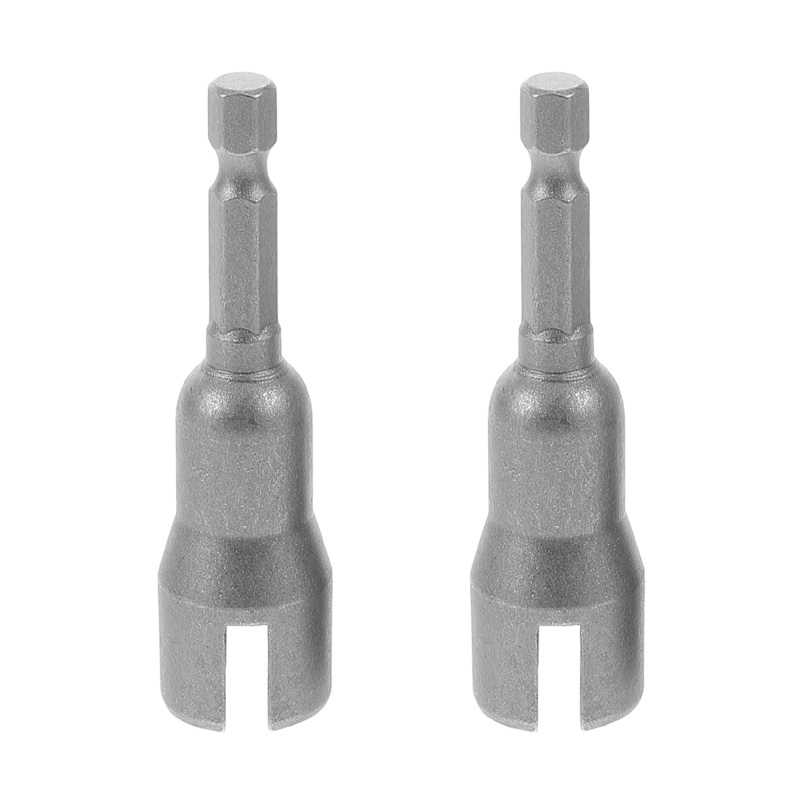 CIMAXIC 2Pcs Silver Socket Wrench Hurricane Shutter Drill Bit Wing