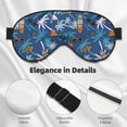 thumbnail image 4 of Naloa Hawaiian Style Print Sleep Mask for Sleeper, Light Blocking Sleeping Eye Mask for Women Men, Eye Shade with Adjustable Strap for Travel, Nap,Meditation, 4 of 7