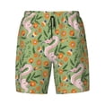 thumbnail image 4 of Lsque Mens Swim Trunks Snake And Floral Pattern - Bathing Suit Compression Liner - Beach Swim Shorts Swimwear - (S-3XL) - Stretch Quick Dry -Medium, 4 of 9