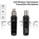 thumbnail image 2 of UHF Wireless Microphone Converter XLR Transmitter Receiver Microphone Wireless System for Dynamic Microphone 540-590MHz, 2 of 5