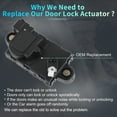 thumbnail image 3 of Unique Bargains Front Left Driver Side Power Door Lock Actuator Motor for Hyundai Sonata 1999-2005 No.9573538000 Black, 3 of 7