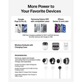 thumbnail image 2 of Belkin 3-in-1 Wireless Charging Station w/ USB C for Smartwatch - Qi2.2 Magnetic Charger 25W Dock Samsung Galaxy S26, Galaxy Watch, Pixel 10, Google Pixel Watch, Apple Watch, 45W Adapter, 2 of 5