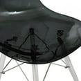 thumbnail image 5 of Dover Molded Side Chair with Acrylic Base - Transparent Black, 5 of 8