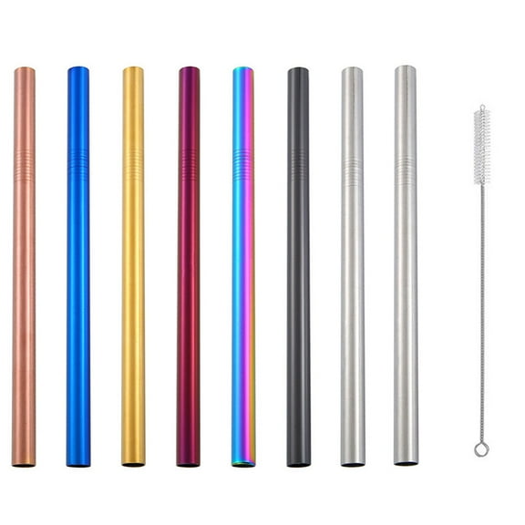 Stainless Steel Straw Straws Household Beverage Drink Useful Milk Sturdy Coffee Stirrers Convenient Juice
