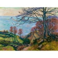 thumbnail image 3 of Armand Guillaumin 14x12 Black Modern Framed Museum Art Print Titled - Les Brejots (1917), 3 of 5