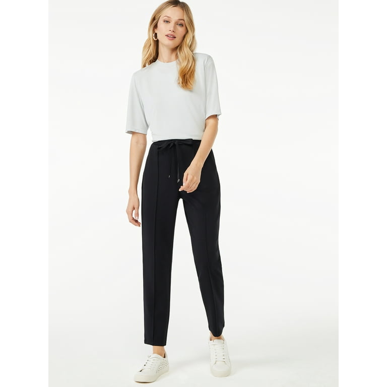 H&m padded shoulder online t shirt