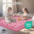 thumbnail image 4 of ODIKA 8'x10' Machine Washable Non-Slip Area Rug, Valentine Tree Skirt Romantic Festive Holiday Decoration High Traffic Rug with Pad, Pink, 741011, 4 of 8