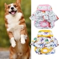 thumbnail image 5 of Adjustable Pet Sanitary Pant - Soft Touching - Elastic Waistband - Flower Pattern Diapers - Washable Physiological Pants, 5 of 8