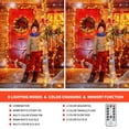 thumbnail image 4 of Cadena de luces navideñas MZD8391 32 m 300 LED que cambian de color, 4 of 9