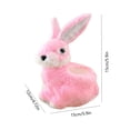 thumbnail image 3 of SIYTUAU Plush Storage Rabbits Figurine Decorative Organizer With Soft Material For Toys Accessories And Small Items Home Decor And Functional Storage Solution, 3 of 6