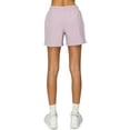 thumbnail image 3 of Cali1850 Women's Premium Cloud Fleece Sweatshorts Drawstring Elastic Waist Soft Cozy Casual Shorts, 3 of 7