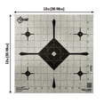 thumbnail image 2 of New Ez Aim Thermal Id Grid Bullseye Paper Target, 12" X 12," Gray, 2 of 12