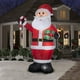 Gemmy Industries 222417 12 Pouces Noël Gonflable Père Noël avec Cadeau – image 2 sur 2