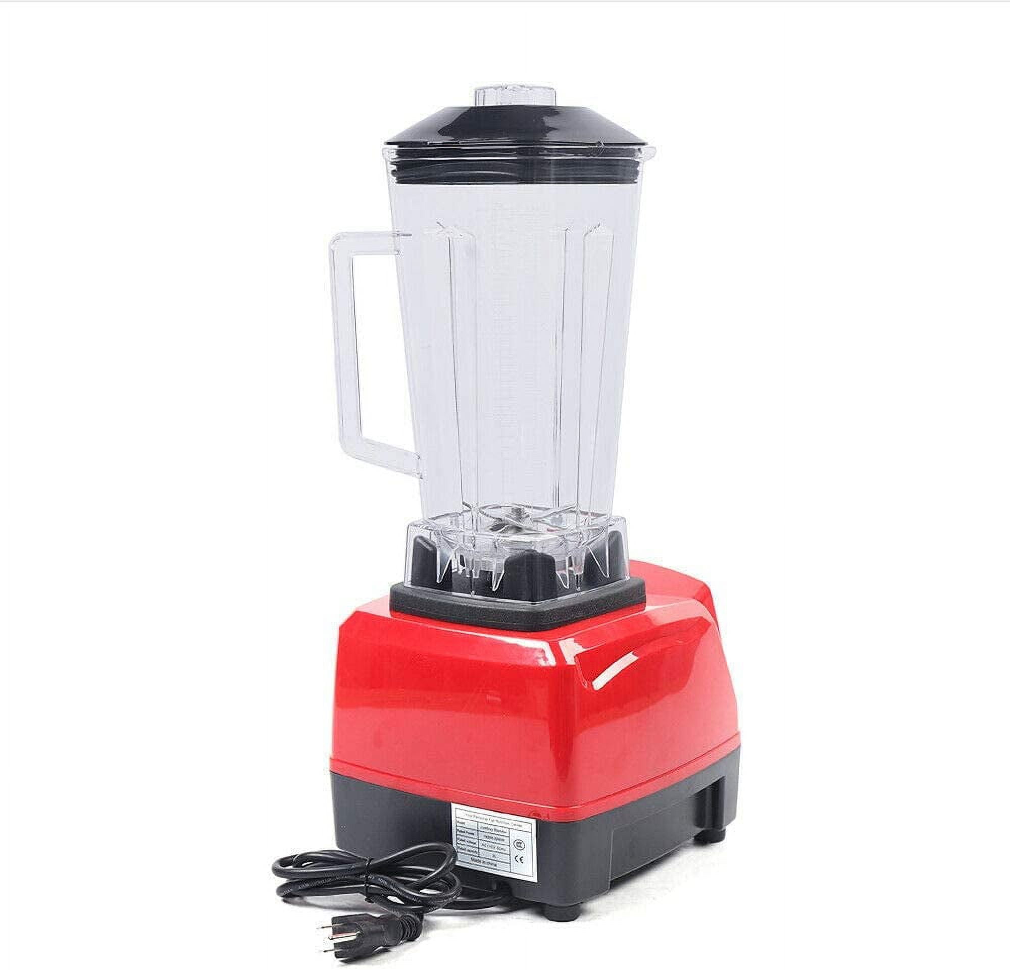 FETCOI 3HP 2L Professional Power Blender Heavy Duty Commercial Blender Mixer Juicer (Red)