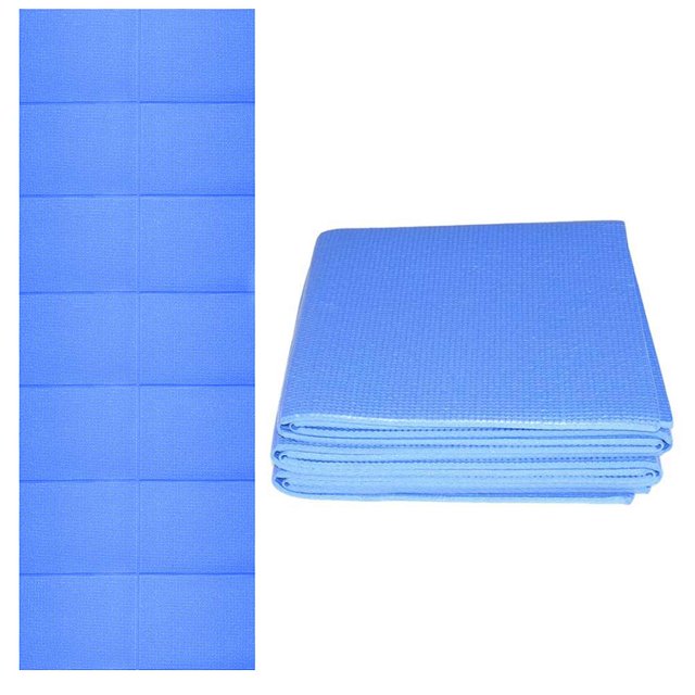 Esterilla De Yoga Gruesa Plegable, Esterilla De Pilates De Viaje Portátil Ecológica, Esterilla De Ejercicio Antideslizante De Pvc Para Hombres Y Mujeres Vogacara OD016084-03