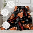 thumbnail image 5 of Football Blanket for Men, Football Gifts for Men, Soft Football Gift Blanket for Room Decor Bedding 60"x80", 5 of 6