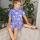 thumbnail image 4 of Balery Blue Skull Daisy Conjunto de Pijama Infantil de Manga Corta con Estampado – Ropa de Dormir de Algodón Suave-X-Large, 4 of 6