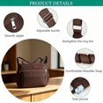 thumbnail image 5 of Sunyuer Waterproof Oxford Crossbody Bag for Women, Multi-Pocket Lightweight Adjustable Wide Strap Shoulder Messenger Bag Large Capacity Casual Handbag for Travel Shopping Daily Work, 5 of 8