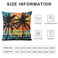 thumbnail image 5 of YINGXI Love Summer Beach Throw Pillow Covers, Pillow Covers, Seaside Scenery Decorative Flannel Pillow Covers Cushion Cases for Couch Sofa Bed Home Decor 24x24in, 5 of 5