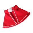 thumbnail image 2 of Capa de perro Disfraces de Navidad para mascotas Red Polar Fleece Pet Cape Cat Disfraz de Halloween Ropa para mascotas Talla S (rojo), 2 of 5