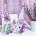thumbnail image 5 of Spring Lavender Gnomes Plush Scandinavian Tomte  Doll Flower Gnomes,Garden Farmhouse Kitchen Decor, 5 of 6