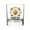 B, variant on Eqslft Bee Festival Printed Fashioned Glass, Honey Bee Floral Tumbler, Clear Heavy Base Glass Cup for Bourbon, Juice, Home Bar & Outdoor Party Drinking