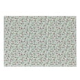 thumbnail image 1 of Floral Cutting Board, Top View and Side View of Rosebuds and Falling Green Leaves on a Plain Background, Decorative Tempered Glass Cutting and Serving Board, Small Size, Multicolor, by Ambesonne, 1 of 1