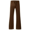 thumbnail image 5 of Yuncity Mens Pajama Pants Solid Color Soft Silky Yoga Clothes Pants Home Pants S, 5 of 5