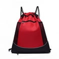 thumbnail image 1 of Mochila para gimnasio mochila con cordón y bolsillo de malla a prueba de desgaste gran capacidad multifuncional para baloncesto ANGGREK Otros, 1 of 7