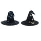 thumbnail image 2 of Guardurnaity Sombrero de Halloween, negro, de , para mujer, estilo mágico, suave, súper suave y perfecto para Halloween y fiestas. Sombreros Azul, 2 of 6