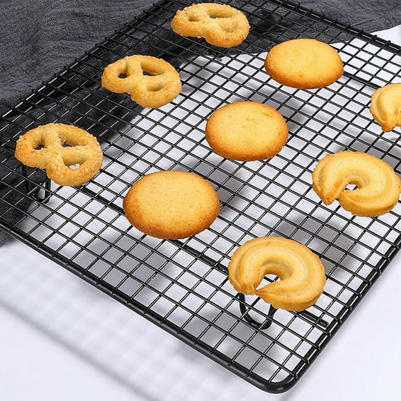 Cake Cooling Rack Non Stick Biscuit Dish Grid Tray for Kitchen Baking Grilling